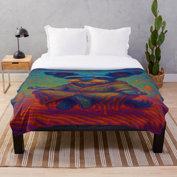 Item preview, Mystic Pup | Trippy Dog Portrait in BuzzPrints Style designed and sold by buzzprints1234.