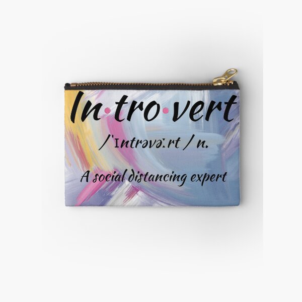 Item preview, Introvert - social distance expert black designed and sold by LiskoDesign.