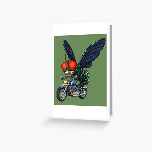 Item preview, Insect Chopper Rider Fly On Motorcycle Insect Biker designed and sold by SurrealArtSzysz.