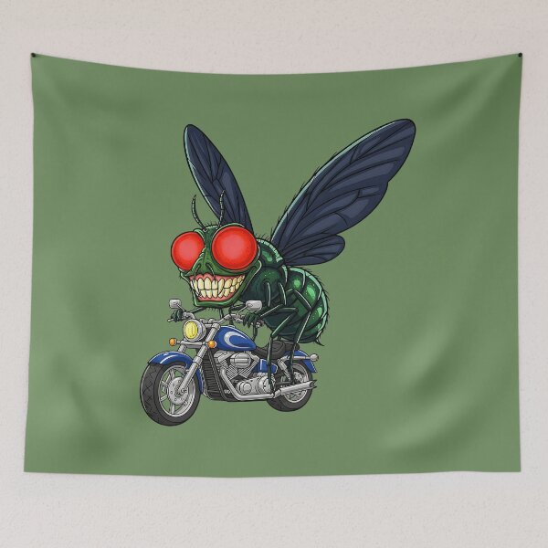 Item preview, Insect Chopper Rider Fly On Motorcycle Insect Biker designed and sold by SurrealArtSzysz.