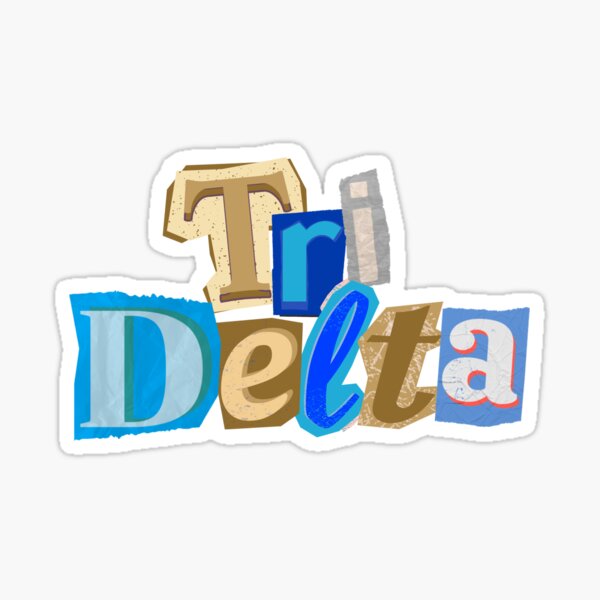 Artikel-Vorschau von Tri Delt Scrapbook Buchstaben, designt und verkauft von simplysorority.