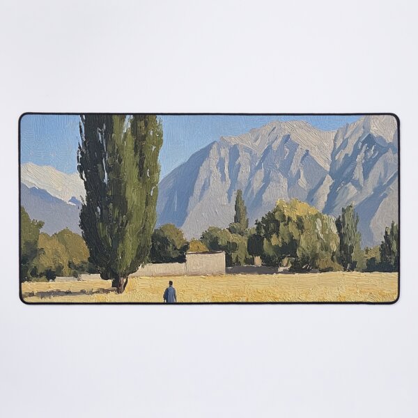 Item preview, Pakistan landscape | Post-impressionist painting style designed and sold by ComicsFactory.