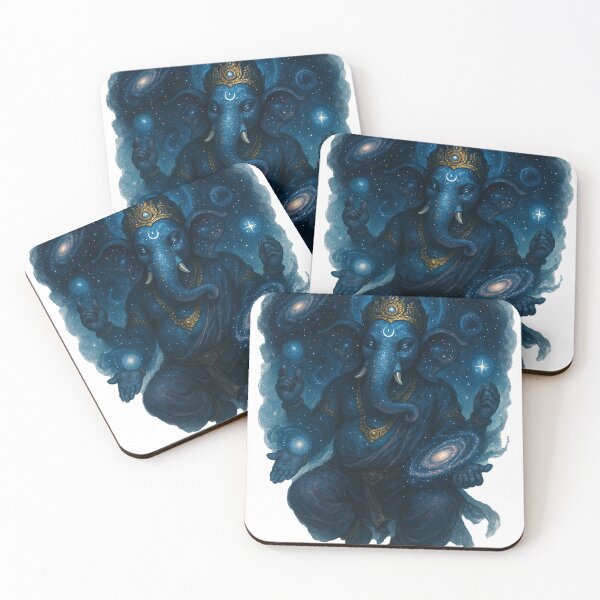 Item preview, Lord Ganesh in Cosmic Blue Realm designed and sold by DigitalDream-1.