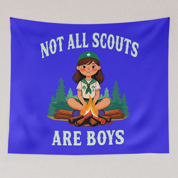 Item preview, NOT ALL SCOUTS ARE BOYS 1 designed and sold by DigitalandPhoto.