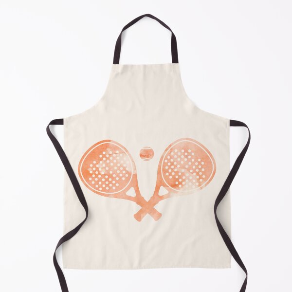 Item preview, Paddle Tennis Racket Watercolor Orange designed and sold by Wordsmith-Wear.