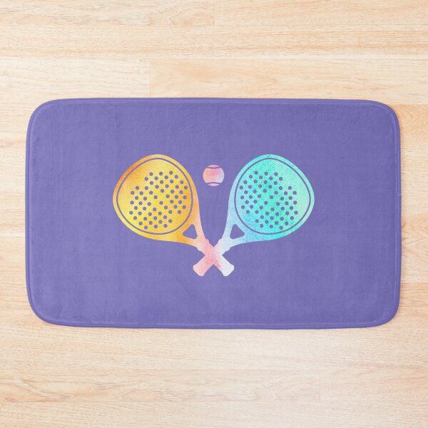 Item preview, Paddle Tennis Racket Watercolor Colorful designed and sold by Wordsmith-Wear.
