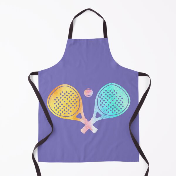 Item preview, Paddle Tennis Racket Watercolor Colorful designed and sold by Wordsmith-Wear.