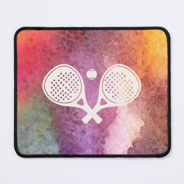 Item preview, Paddle Tennis Racket Watercolor Colorful designed and sold by Wordsmith-Wear.
