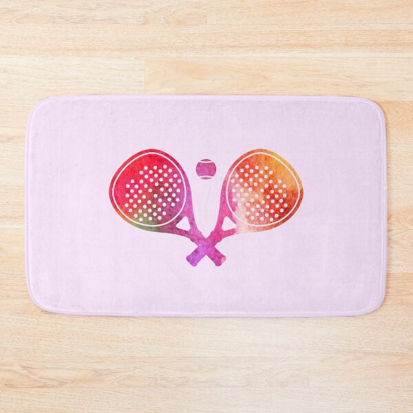 Item preview, Paddle Tennis Racket Watercolor Colorful designed and sold by Wordsmith-Wear.