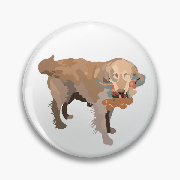 Item preview, Color Blocked Golden Retriever  designed and sold by replacedduck .