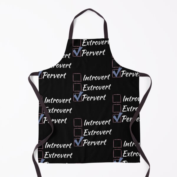 Item preview, Introvert Extrovert Pervert - check box - white designed and sold by LiskoDesign.