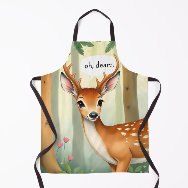 Item preview, Oh Deer Cute Punny Deer Saying "Oh Dear" designed and sold by FTH.