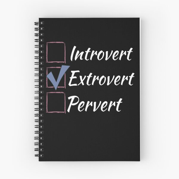 Item preview, Introvert Extrovert Pervert - check box - white designed and sold by LiskoDesign.