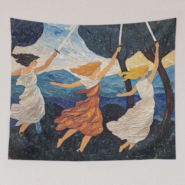Item preview, Pallas | Post-impressionist painting style designed and sold by ComicsFactory.