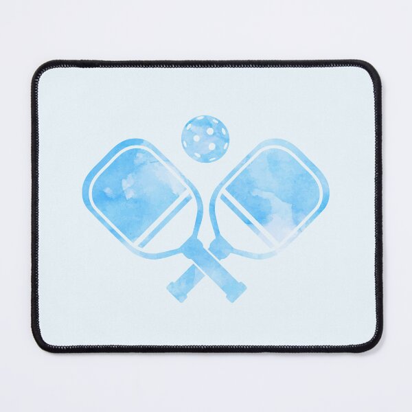Item preview, Paddle Tennis Racket Watercolor Blue designed and sold by Wordsmith-Wear.