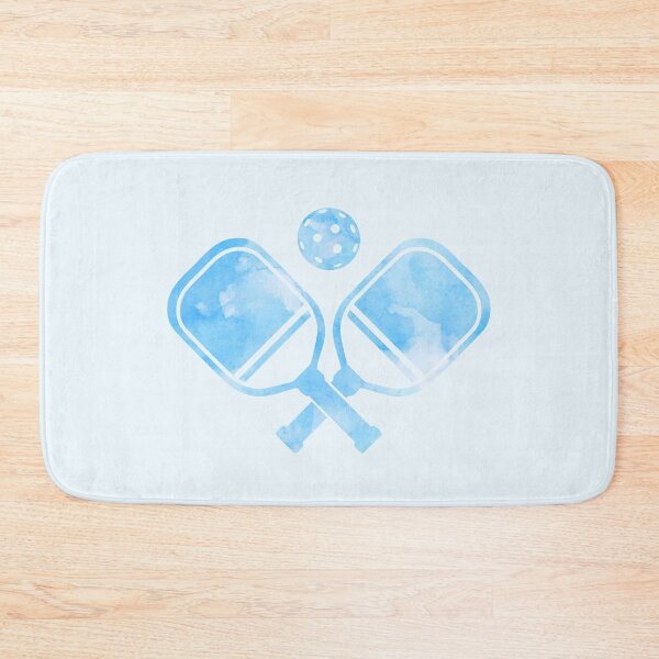 Item preview, Paddle Tennis Racket Watercolor Blue  designed and sold by Wordsmith-Wear.