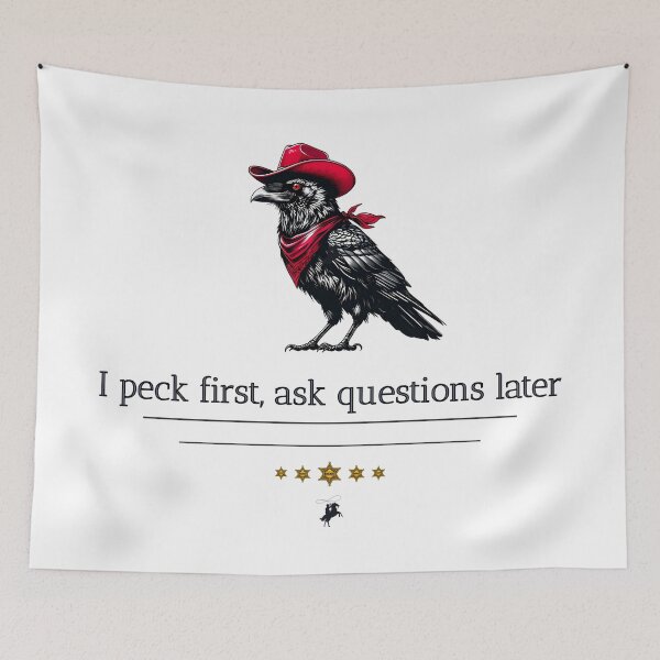 Item preview, Bold Bird: Quick to Strike, Fearless Cowboy designed and sold by Icelander1.
