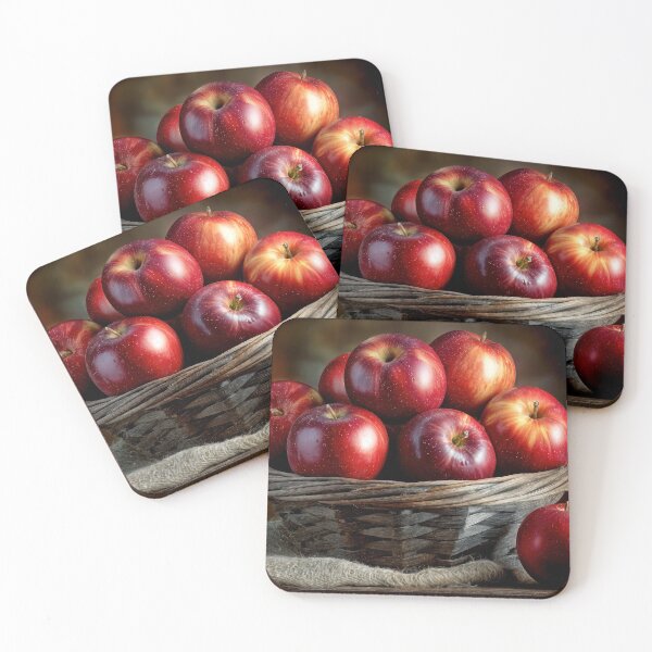 Item preview, Basket of Red Apples - Jigsaw Puzzle, etc designed and sold by jecphotography and art.