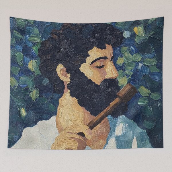 Item preview, Pan | Post-impressionist painting style designed and sold by ComicsFactory.