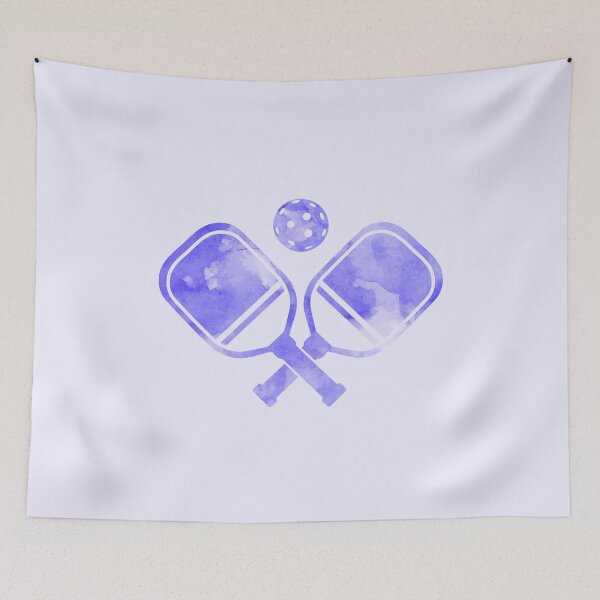 Item preview, Paddle Tennis Racket Watercolor Purple designed and sold by Wordsmith-Wear.