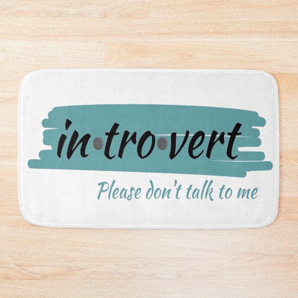 Item preview, Introvert - please don't talk to me - in green designed and sold by LiskoDesign.