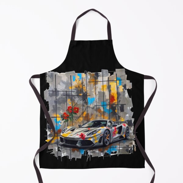 Item preview, supercar flowers abstract, colorful car designed and sold by Bukhisz.