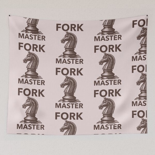 Item preview, Fork Master Chess Knight designed and sold by KLArtzStore.