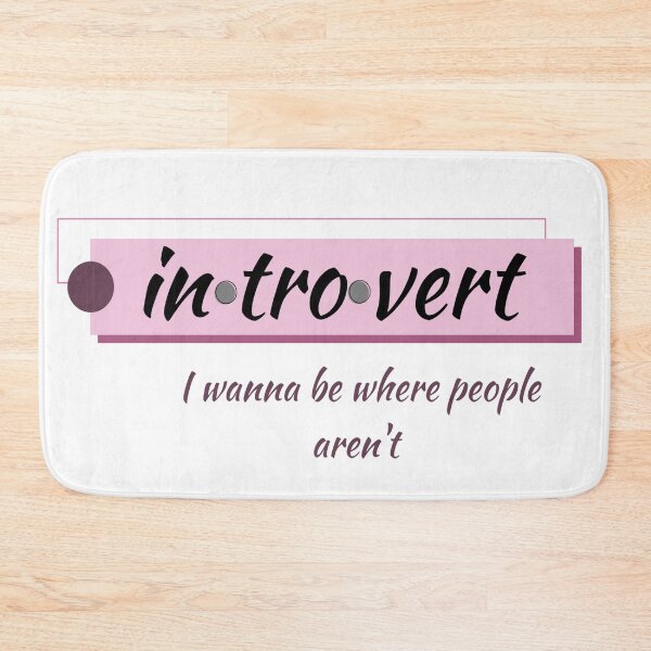 Item preview, Introvert- I want to be where there are no people designed and sold by LiskoDesign.