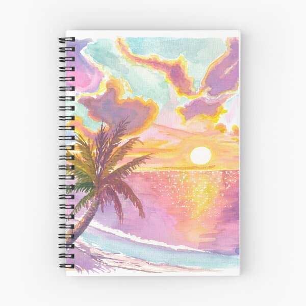 Item preview, Paradise Shores of Rangiroa Tuamotu French Polynesia with Swaying Palm Tree designed and sold by artshop77.