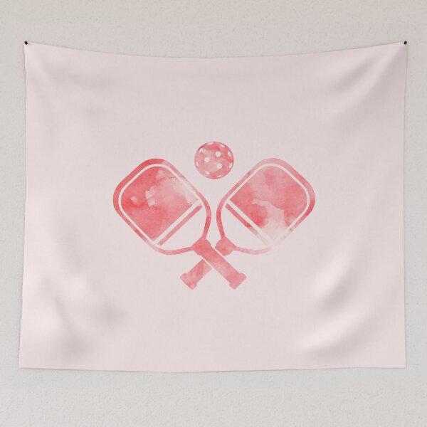 Item preview, Paddle Tennis Racket Watercolor Red designed and sold by Wordsmith-Wear.