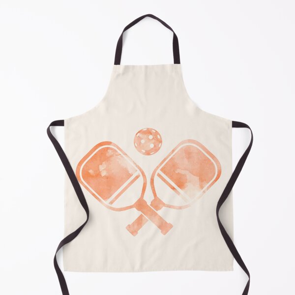Item preview, Paddle Tennis Racket Watercolor Orange designed and sold by Wordsmith-Wear.