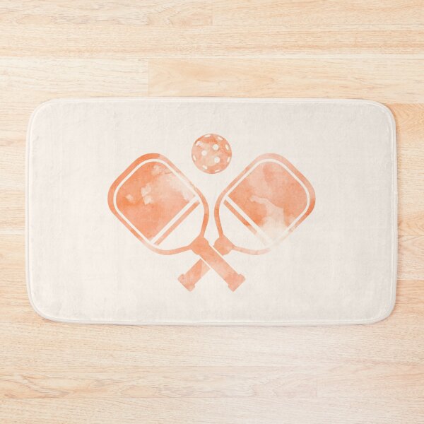 Item preview, Paddle Tennis Racket Watercolor Orange designed and sold by Wordsmith-Wear.