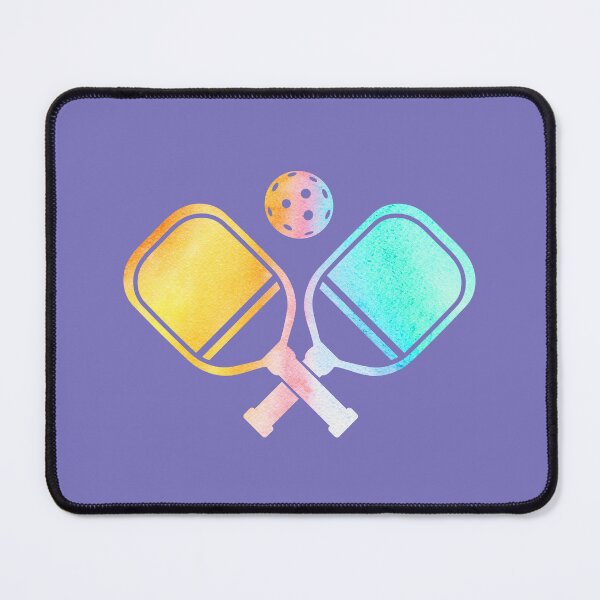 Item preview, Paddle Tennis Racket Watercolor Colorful designed and sold by Wordsmith-Wear.