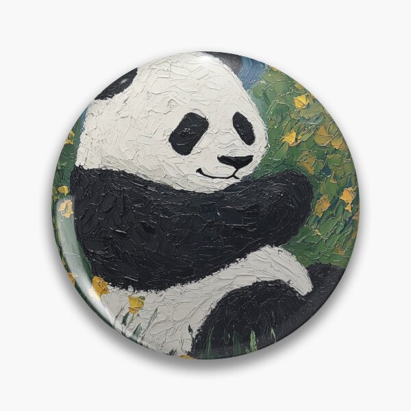 Item preview, panda | Post-impressionist painting style designed and sold by ComicsFactory.