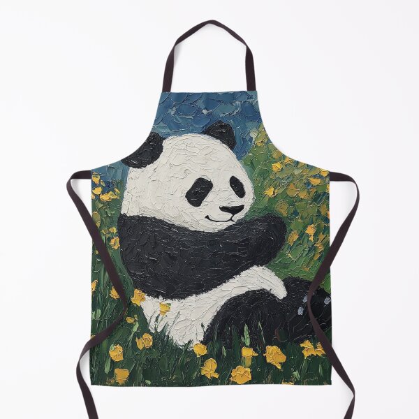 Item preview, panda | Post-impressionist painting style designed and sold by ComicsFactory.