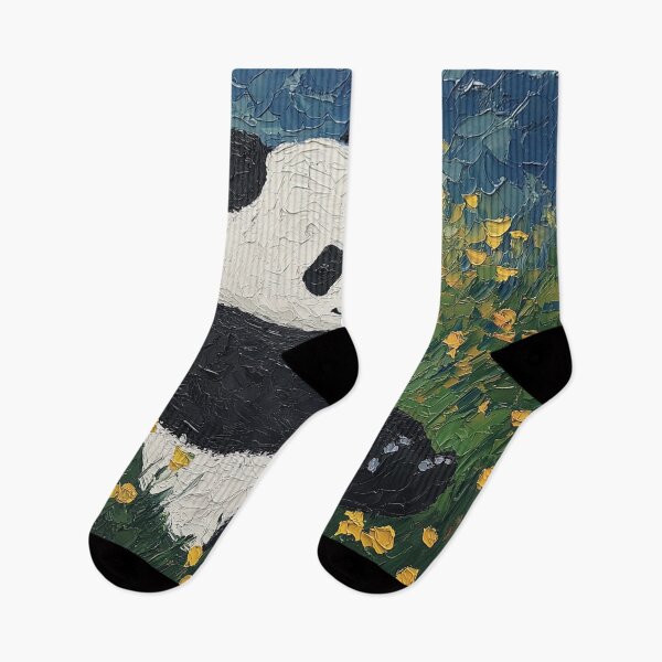 Item preview, panda | Post-impressionist painting style designed and sold by ComicsFactory.