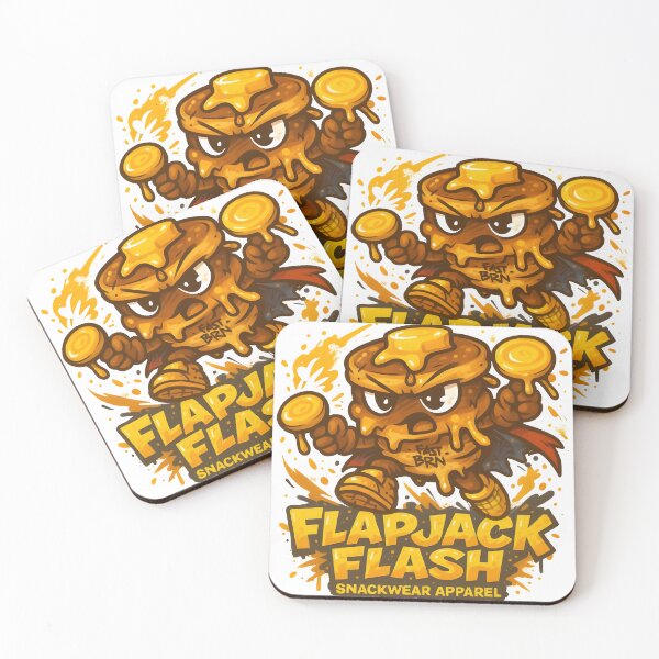 Item preview, Flapjack Flash – Syrup-Speed Hero Tee designed and sold by Snackwear Apparel.