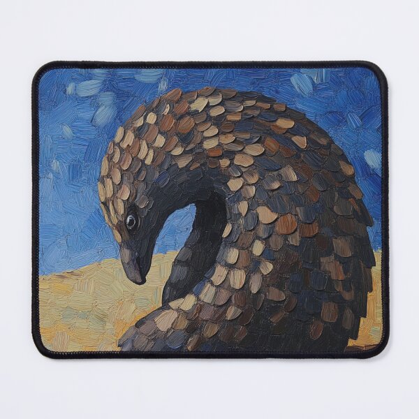 Item preview, pangolin | Post-impressionist painting style designed and sold by ComicsFactory.