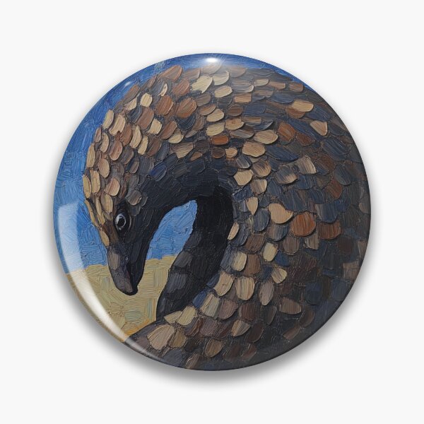 Item preview, pangolin | Post-impressionist painting style designed and sold by ComicsFactory.