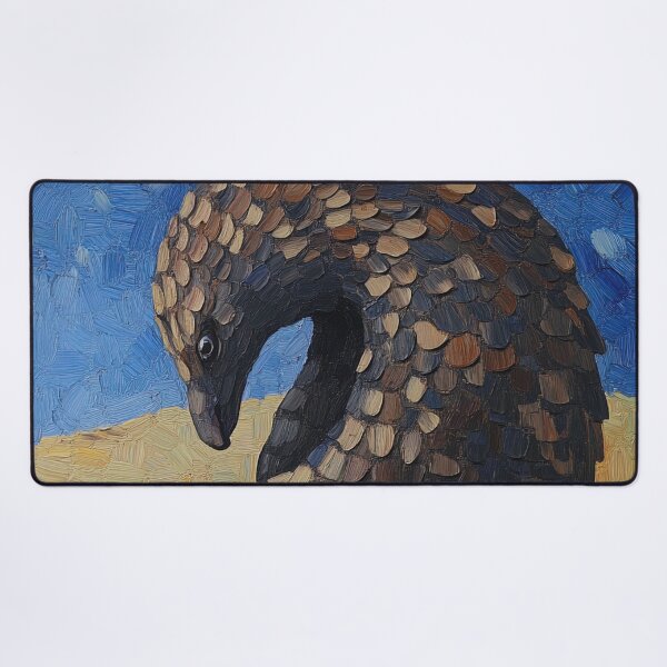 Item preview, pangolin | Post-impressionist painting style designed and sold by ComicsFactory.