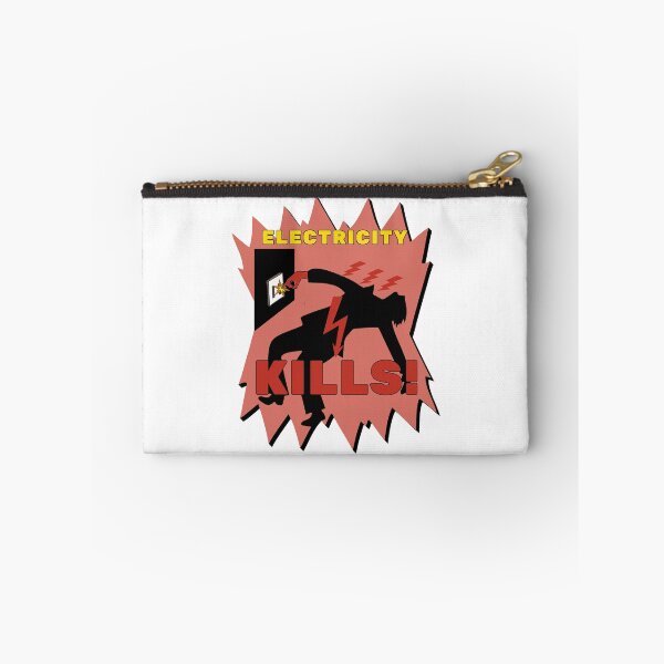 Item preview, Electricity Kills - Reddy Kilowatt Safety Warning Design designed and sold by ArtsyExplorer.