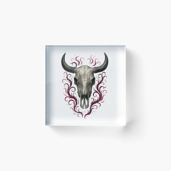 Item preview, Steer Skull designed and sold by FarieArt.