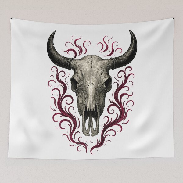 Item preview, Steer Skull designed and sold by FarieArt.