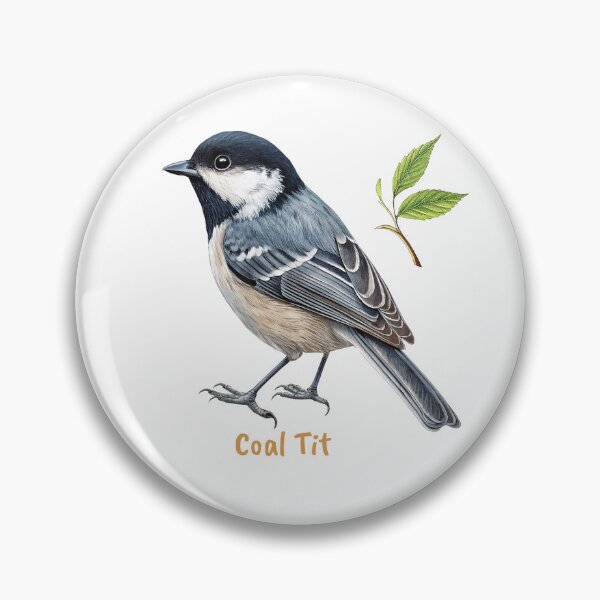 Item preview, Cute Coal Tit bird, Garden Bird designed and sold by iclipart.