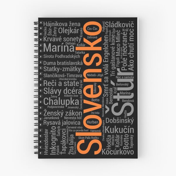 Item preview, Slovenská literatúra v oblaku (Zápisník) designed and sold by Forjanovci.