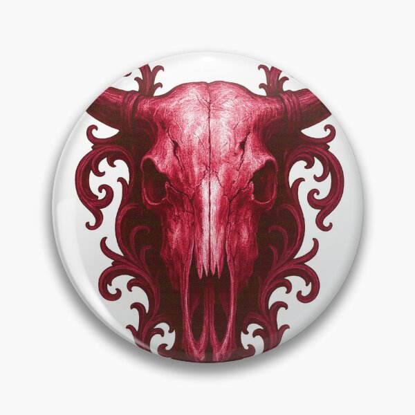 Item preview, Steer Skull Red designed and sold by FarieArt.
