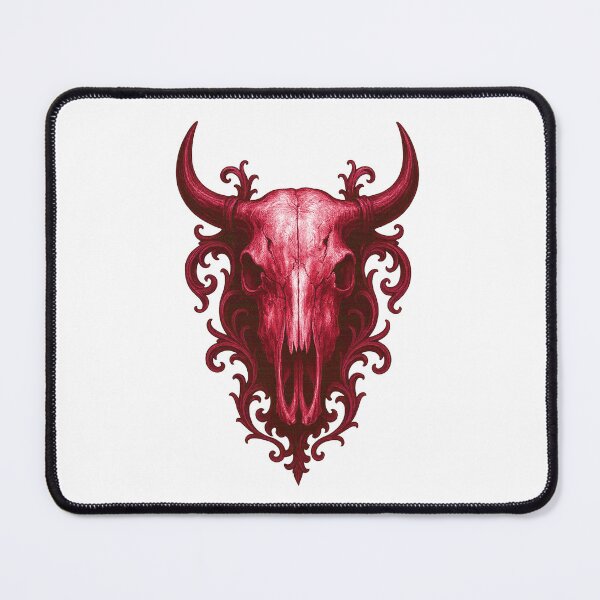 Item preview, Steer Skull Red designed and sold by FarieArt.