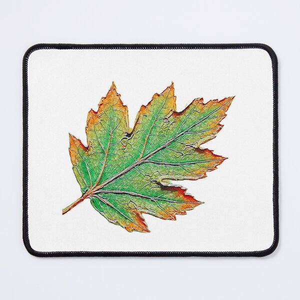 Item preview, Green and orange detailed leaf designed and sold by 1983Paint.
