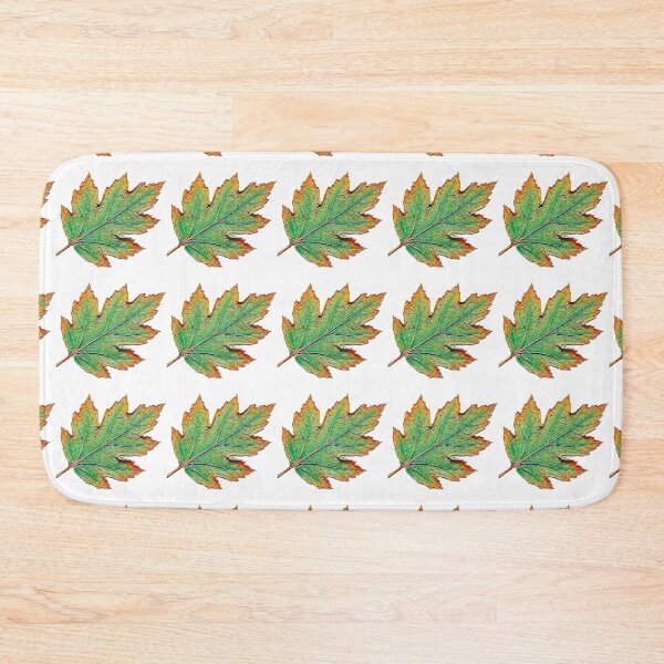 Item preview, Green and orange detailed leaf designed and sold by 1983Paint.