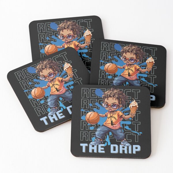 Item preview, Respect the Drip Cool Basketball Style for Boys designed and sold by MTJ-Mushrooms.